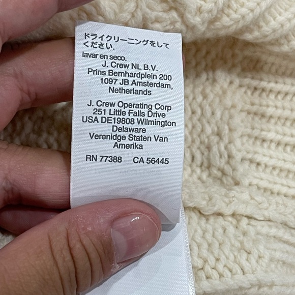 J. Crew Off-White Wool Blend Cardigan - Picture 11 of 15